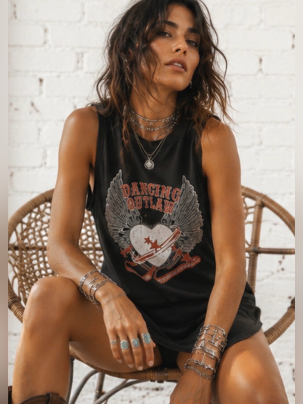 NWT- Spell Cowgirl Boho Gypsy Tunic Dress - Picture 2 of 16